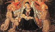 GOZZOLI, Benozzo Madonna and Child with Sts Francis and Bernardine, and Fra Jacopo dfg Germany oil painting artist